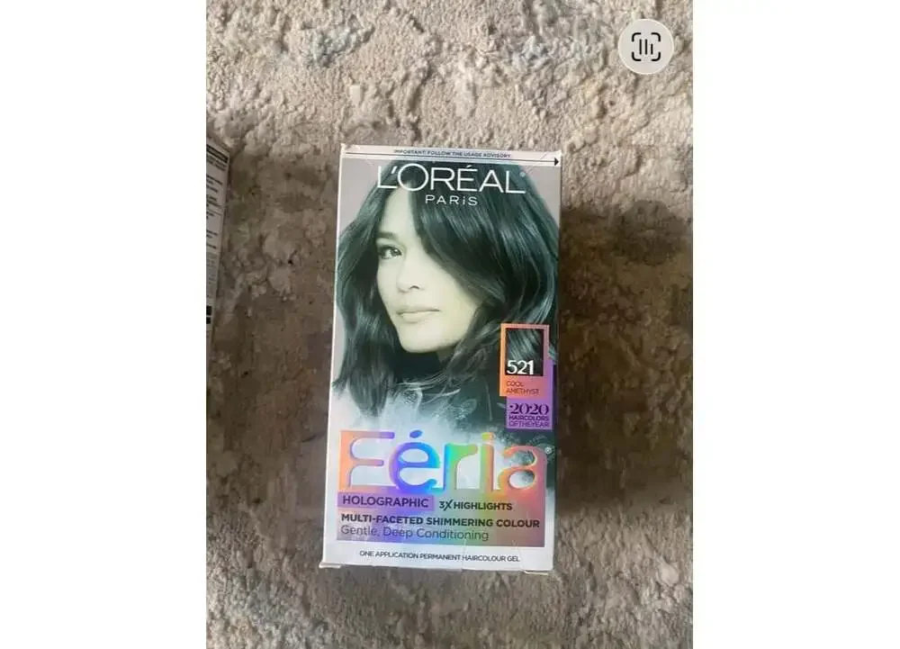 L'Oreal Paris Feria Multi-Faceted Shimmering Permanent Hair Color, 521 Cool Amet